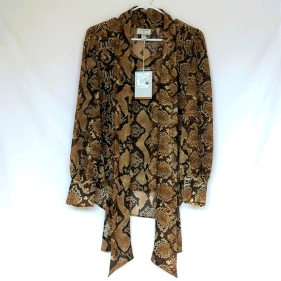 ALTAZURRA for Target | Python Print Blouse - Picture 2 of 7